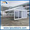 6X9米户外活动抗风玻璃墙小型篷房