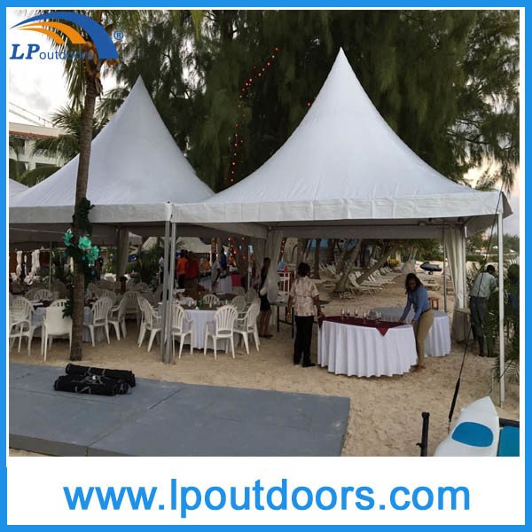 6X6米沙滩遮阳聚餐活动尖顶帐篷