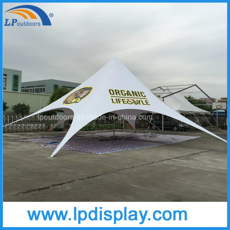 直径16m白色PVC沙滩遮阳飞行篷