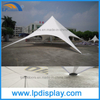 16米白色PVC铝合金海滩星形帐篷
