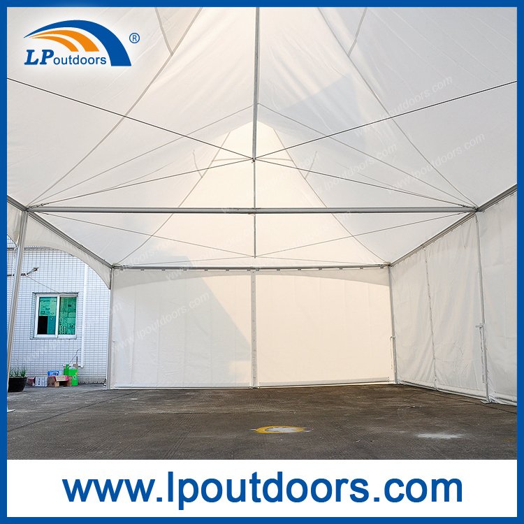 高质量 可定制 铝合金户外6x12米PVC白色双顶尖塔帐篷