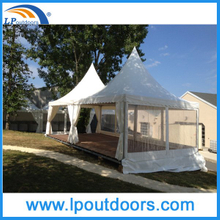 6X6m铝合金PVC盖布锥顶帐篷