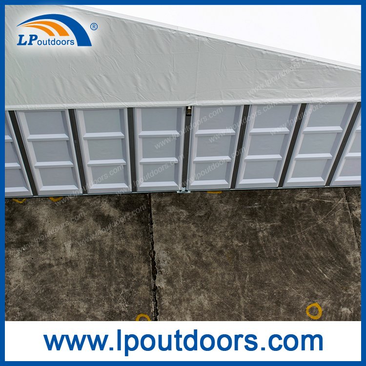 20X30米室外ABS墙玻璃墙防水抗风篷房